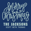 Colored Merry Christmas Gift Tag