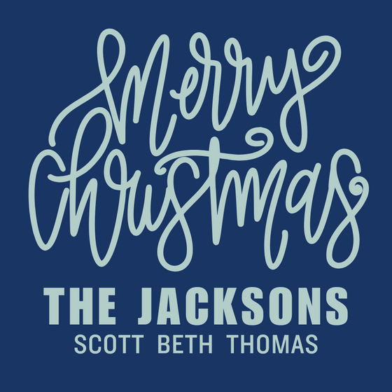 Colored Merry Christmas Gift Tag