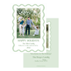 Squiggle Border Holiday Card