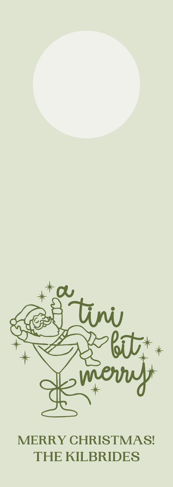 A Tini Bit Merry Wine Tags