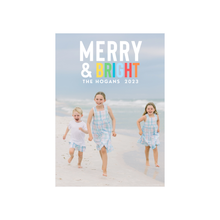  Merry & Bright Holiday Card