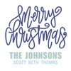 Colored Merry Christmas Gift Tag