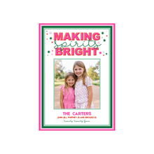  Making Spirits Bright Holiday Card