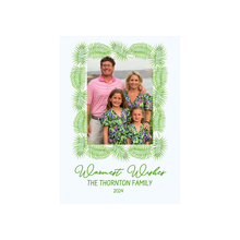  Warmest Wishes Palm Leaf Holiday Card