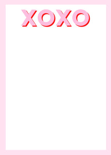 XOXO Notepad