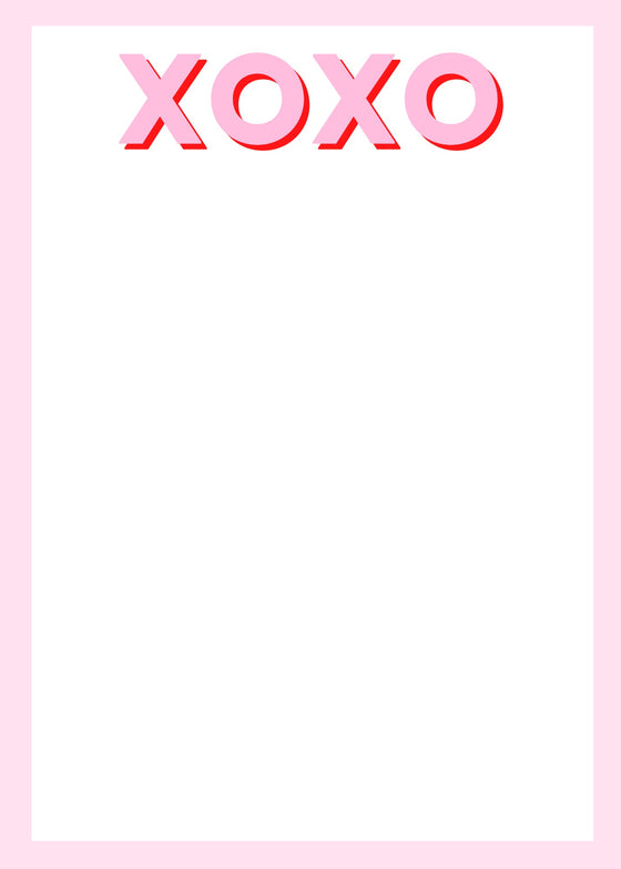 XOXO Notepad