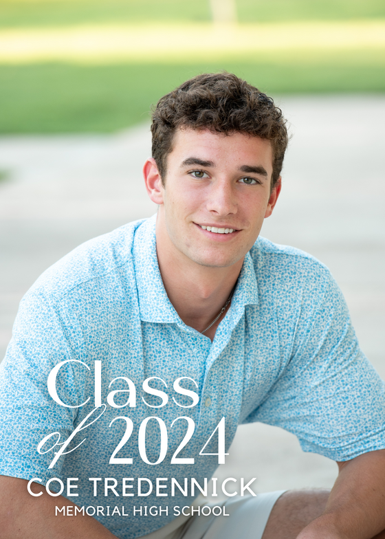 Graduation Announcement Full Picture Front