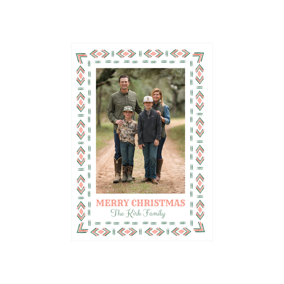 Ranch Border Holiday Card