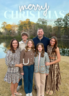 Merry Christmas Sea Blue Card