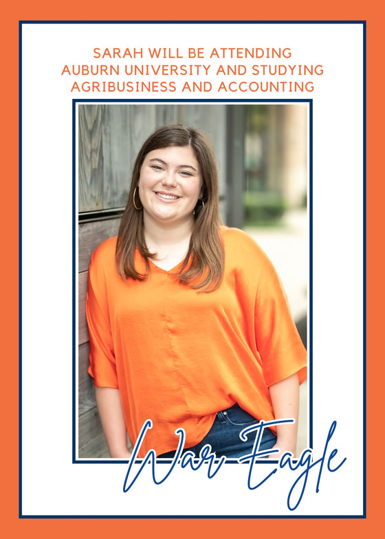 Graduation Announcement Full Picture Front