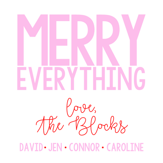 Merry Everything Holiday Gift Tag