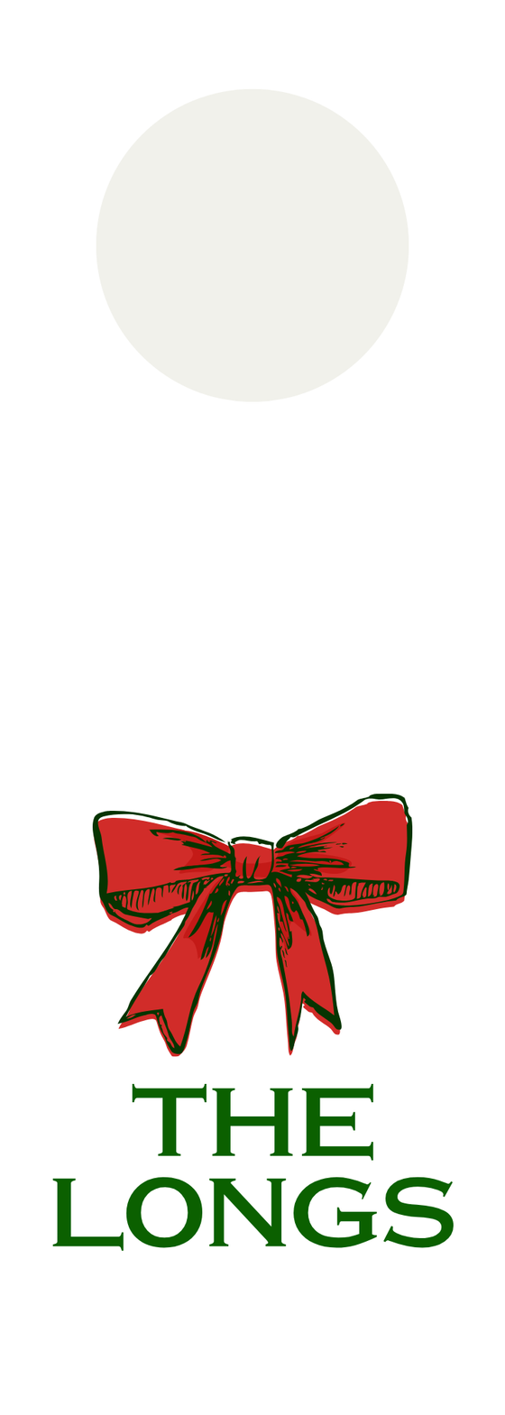 Red Bow Wine Tags