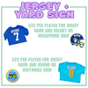 BUNDLE - Name on Jersey + Yard Signs