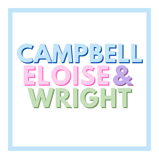 Shadow Initial Sibling Gift Tag