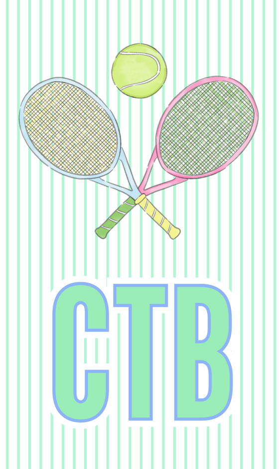 Tennis bag tag
