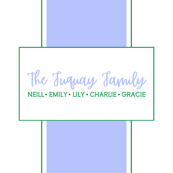 Family Stripe Gift Tag (Copy)