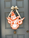 Texas Longhorn Bevo Door Sign