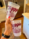 Gig Em Aggie Wrap Cup (sleeve of 10)