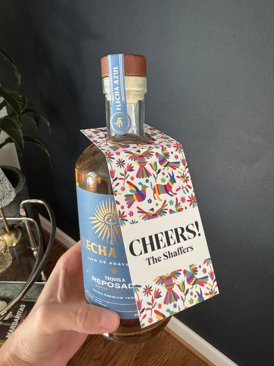 Otomi Cheer Wine Tags