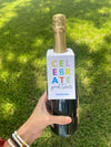 Rainbow Celebrate Good Times Wine Tags