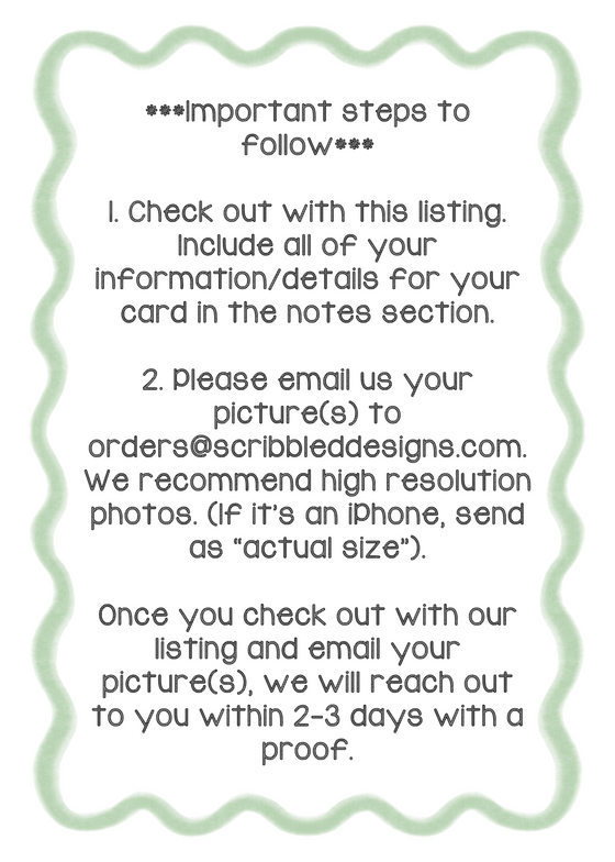 Seashell Holiday Card