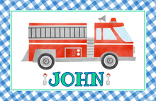  Firetruck Placemat