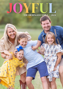  Joyful Rainbow Holiday Card