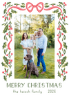 Holly Bow Card