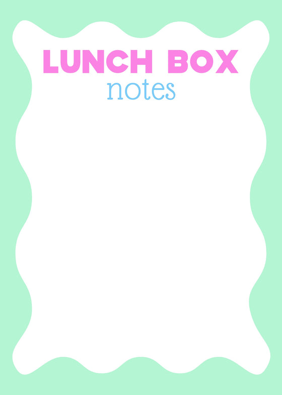 Lunch Box Notes Notepad