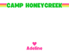 Rainbow Camp Blank Stationery
