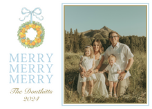  Citrus Wreath Horizontal Holiday Card
