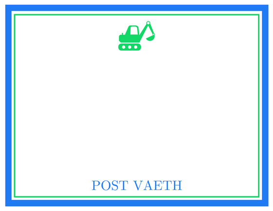 Excavator Stationery