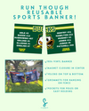 Reusable Run-through Sports Banner