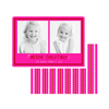 Bright Pink Merry and Bright Holiday Card
