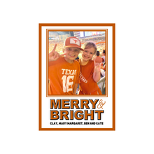  Burnt Orange Holiday Card