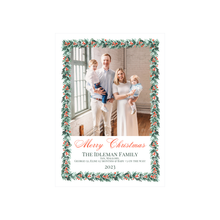  Garland Border Holiday Card