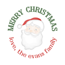  Santa Claus Holiday Gift Tag