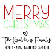  Merry Christmas Holiday Gift Tag