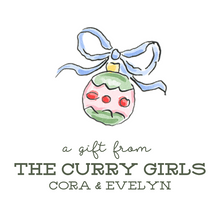  Ornament Holiday Gift Tag