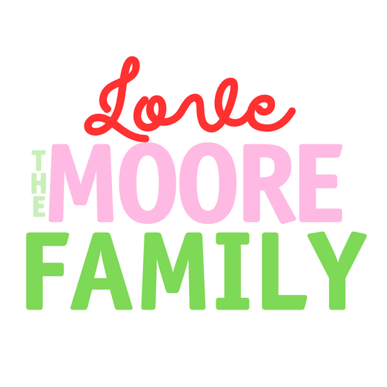 Love Family Gift Tag