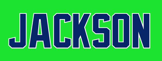Blue and Green Water Resistant Label