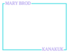 Camp Colors Outline Name Stationery