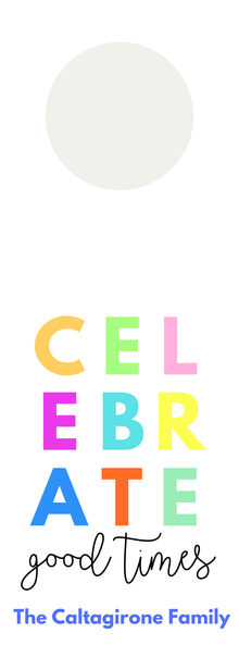  Rainbow Celebrate Good Times Wine Tags