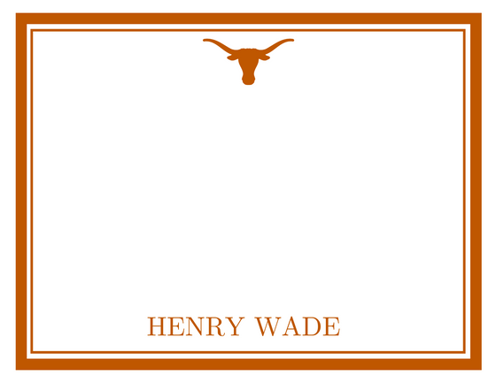 Longhorn Inspired Stationery