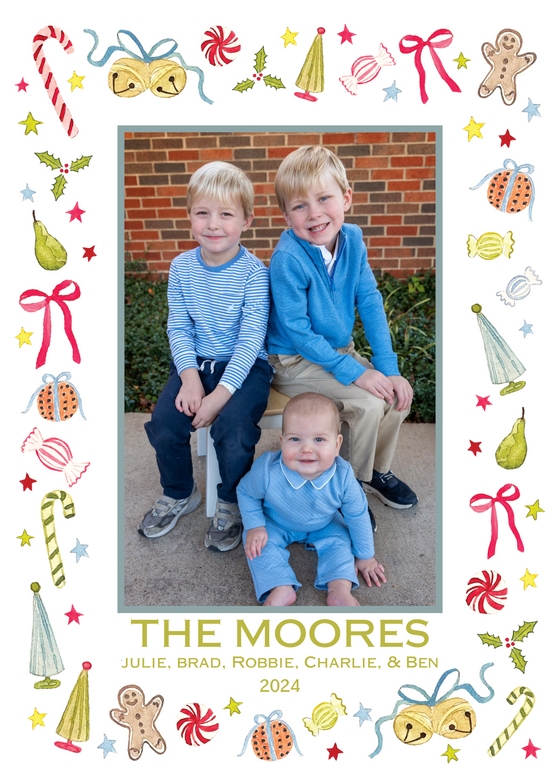 Holiday Sweets Holiday Card