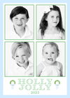Holly Jolly Wreath Holiday Card