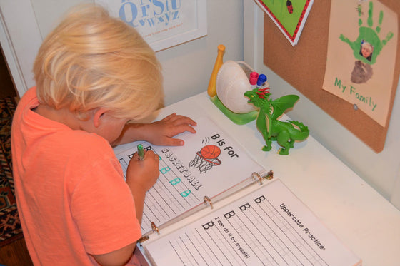 Handwriting Binder - For Pre-K-Grade 1 Boys