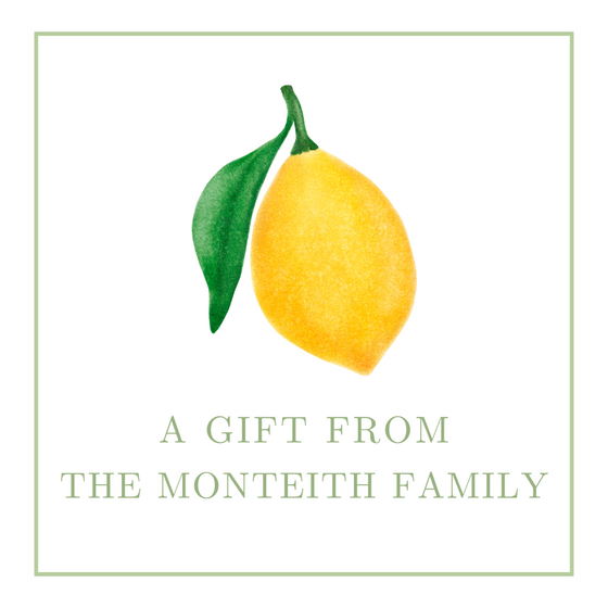 Lemon Gift Tag
