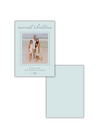 Beachy Cyan Holiday Card