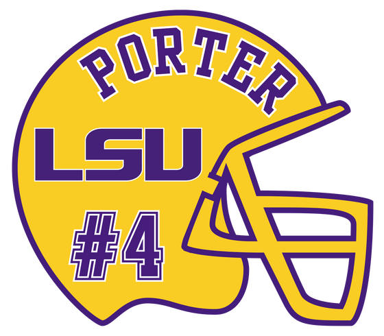 Football Helmet Yard Signs